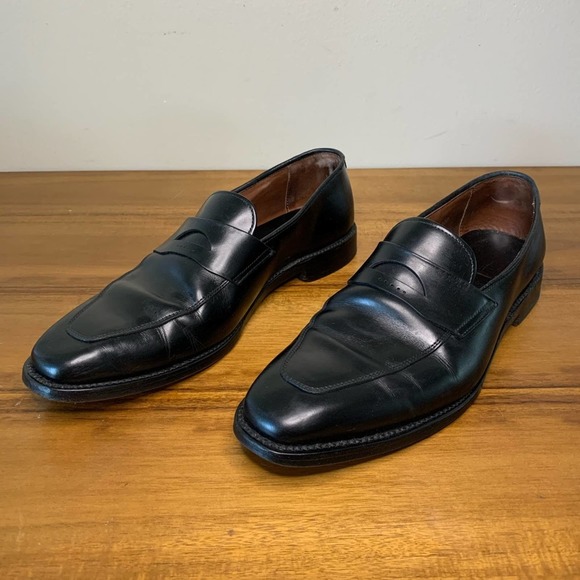 Allen Edmonds Melrose Mens Black Slip-On Loafer